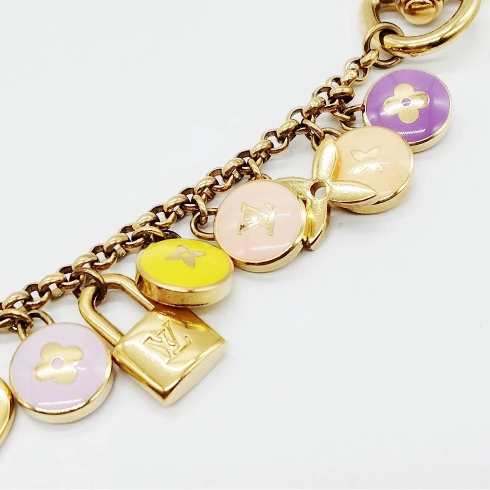 Louis Vuitton Porto Cle Chenne Pastille Bag Charm/ Key holder - Picture 3 of 9